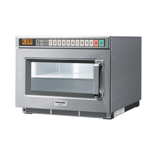  HorecaTraders Professional Inverter Microwave | Stainless steel | 2100W | 18 Liters | 442x476x337mm 