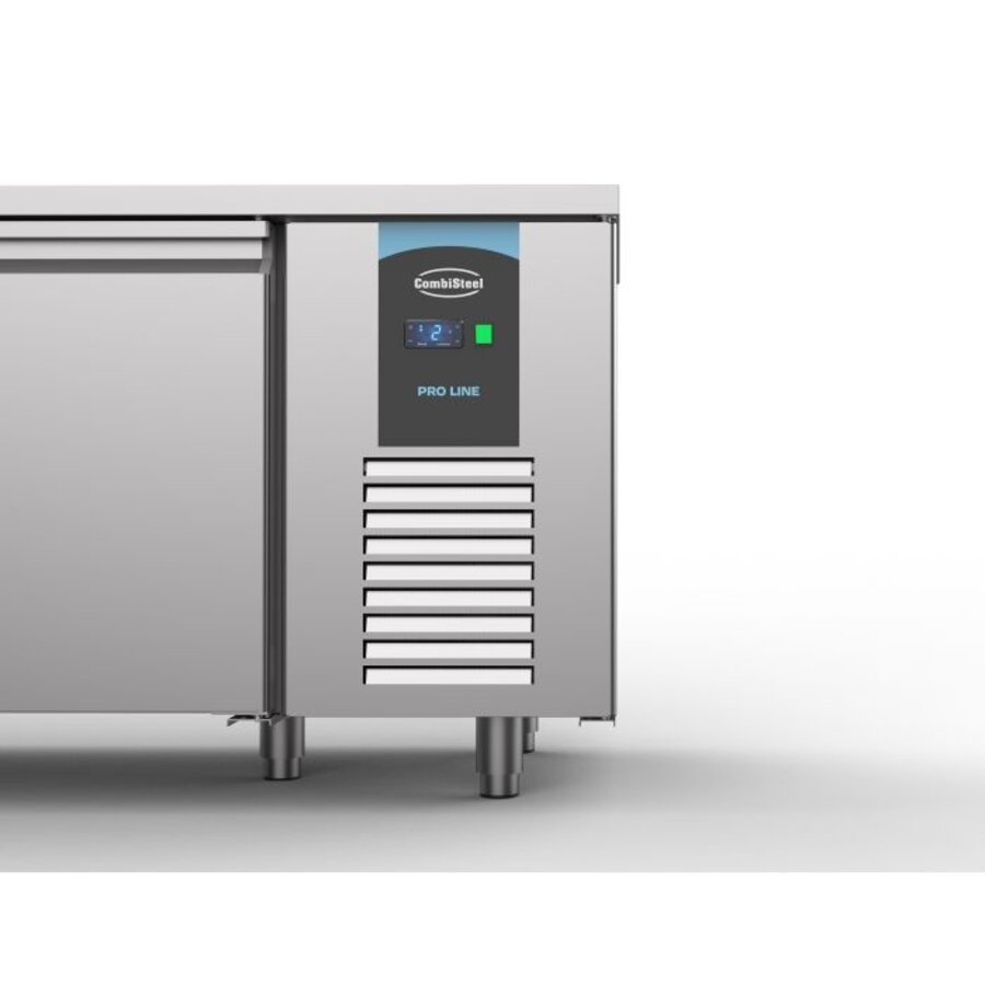 Bakkerskoelwerkbank met 2 deuren | RVS | 380L | 1550x800x850 mm