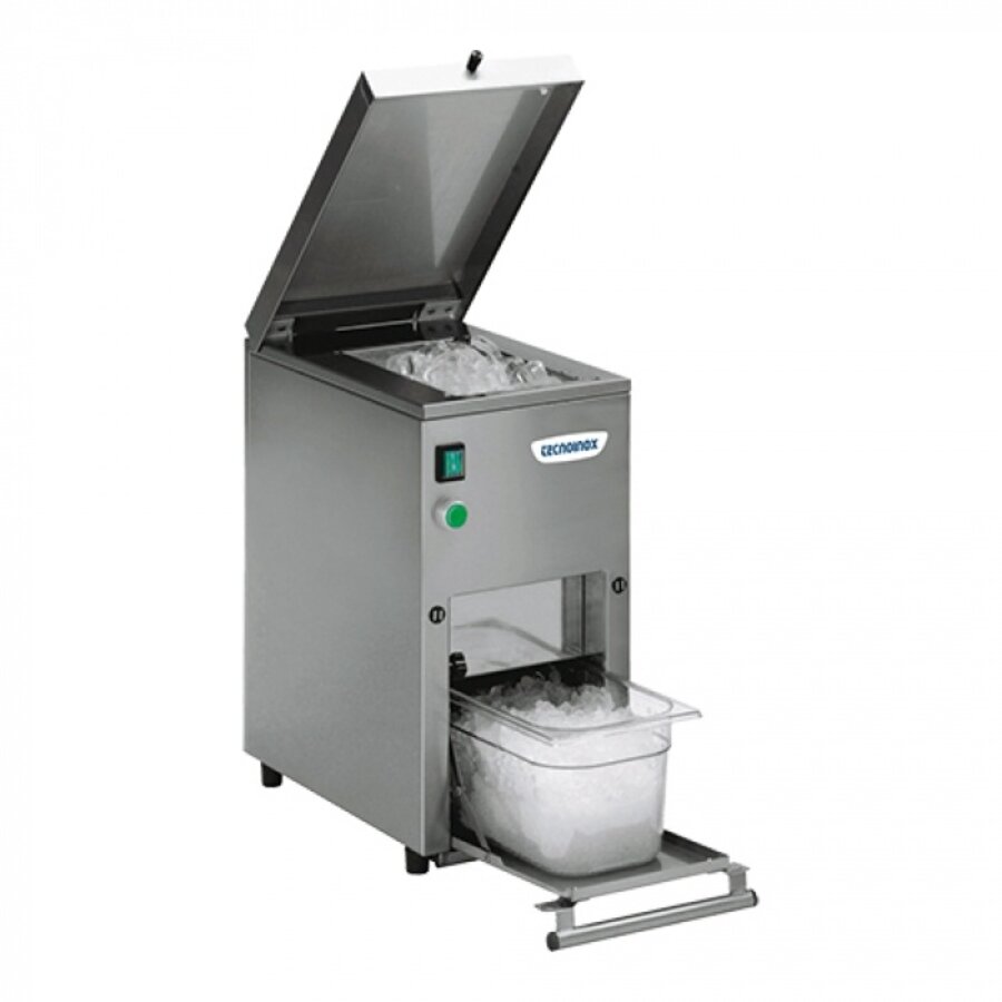 Professioneller Eiscrusher 360 kg/Stunde 240x430x490 mm Edelstahl