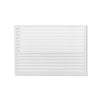 HorecaTraders Panneau arrière pour boîtier en aluminium | Aluminium | L1050 x H835 mm