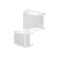 Aluminum Outdoor Unit Casing | Aluminum | 1310x650-800x1200mm