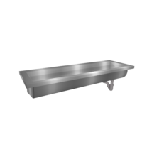 Washing trough Washbasin | Stainless steel | 240(w)x40(d)x24(h) cm