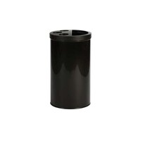 Poubelle combinée de 40 litres pour gobelets et déchets ménagers, noire