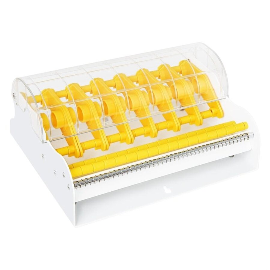Metalen Multi Etikettendispenser | 7 Rollen | 13,4x29,1x21 cm