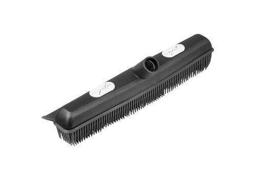  HorecaTraders Rubberen Bezemkop Zwart | 7,7(l) x 34(b) cm 