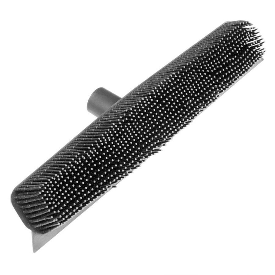 Rubberen Bezemkop Zwart | 7,7(l) x 34(b) cm