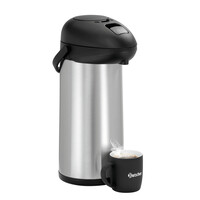 Pump jug | Stainless steel | Double wall | 5 Liters | 245x181x428mm
