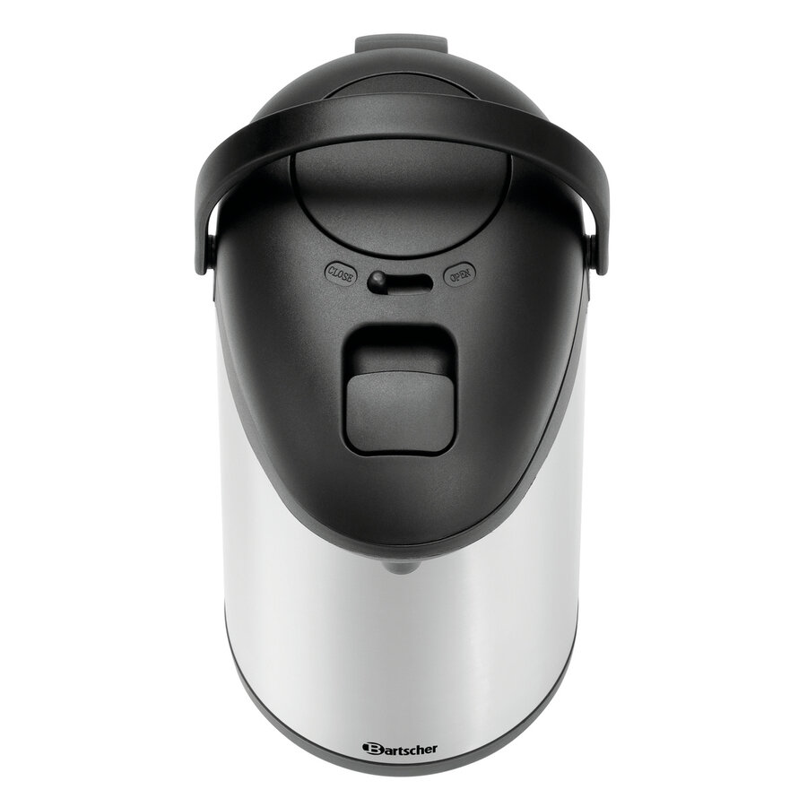 Pump jug | Stainless steel | Double wall | 5 Liters | 245x181x428mm