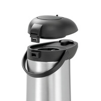 Pump jug | Stainless steel | Double wall | 5 Liters | 245x181x428mm