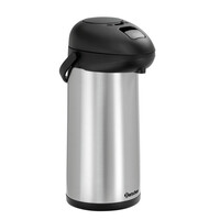Pump jug | Stainless steel | Double wall | 5 Liters | 245x181x428mm