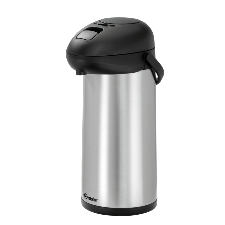 Pump jug | Stainless steel | Double wall | 5 Liters | 245x181x428mm