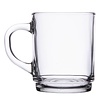 Tasses en verre empilables 250 ml | Transparentes | Lot de 6