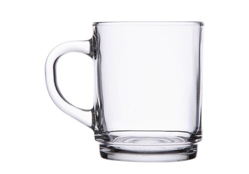  HorecaTraders Stapelbare Glasbecher 250 ml | Transparent | 6 Stück 