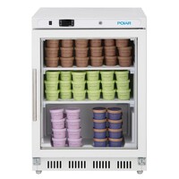 Unterbau-Gefrierschrank | Glastür | 150 l | -18 °C bis -22 °C | 85,5 (H) x 60 (B) x 58,5 (T) cm