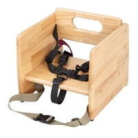 Kindersitz aus Holz | Stapelbar | Maximalgewicht 15 kg | 28,4 (H) x 29,7 (B) x 29,9 (L) cm