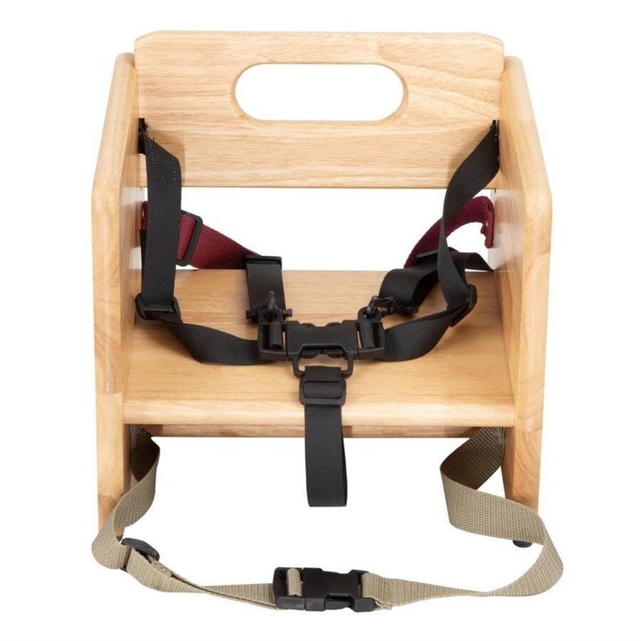 Kindersitz aus Holz | Stapelbar | Maximalgewicht 15 kg | 28,4 (H) x 29,7 (B) x 29,9 (L) cm