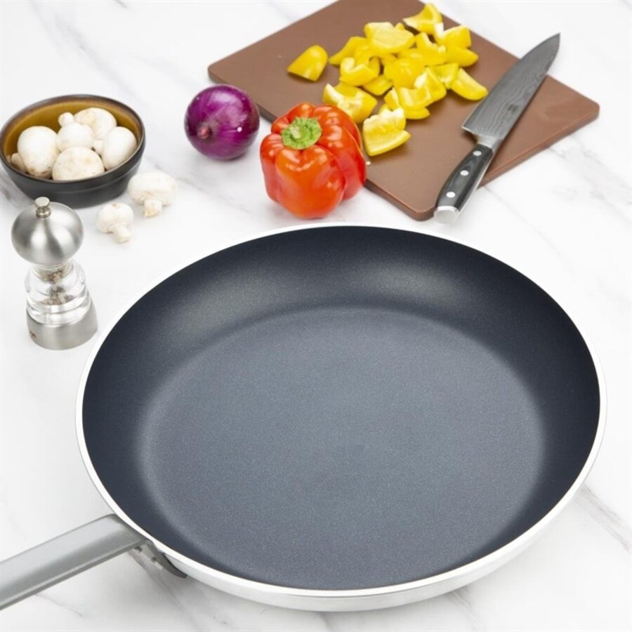 Professionele Koekenpan 40 cm Aluminium Antiaanbaklaag Teflon Platinum Plus