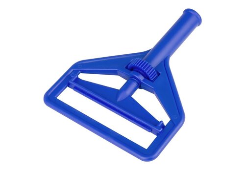  HorecaTraders Mop Clip Blau | Verbindungssystem | 4,3 (H) x 23 (B) x 18,3 (L) cm 