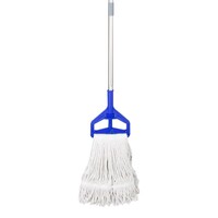 Pince pour balai à franges bleue | Système Connect | 4,3 (h) x 23 (l) x 18,3 (l) cm
