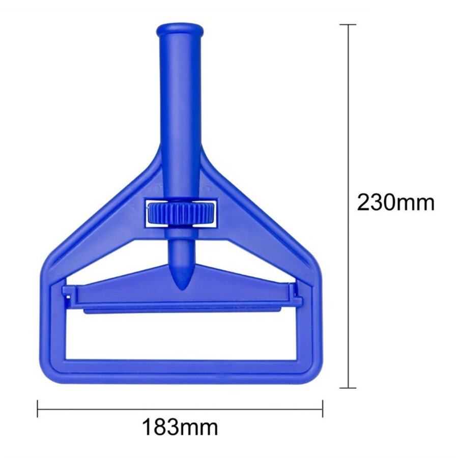 Mopklem Blauw | Connect Systeem | 4,3(h) x 23(b) x 18,3(l) cm