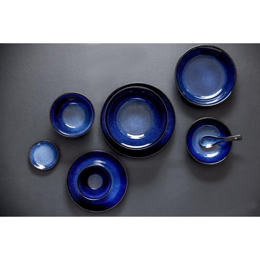 Coupes à boire | Bleu nuit | 45 cl | 158 mm (Ø) x 50 mm (H) | Lot de 6