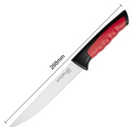 Couteau à désosser rouge | 150 mm | Acier inoxydable