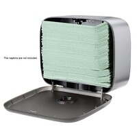 Schmaler Papierhandtuchspender | Schwarz | Wandmontage | 21,8 (H) x 27,1 (B) x 10,7 (T) cm