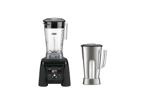  HorecaTraders Küchenmixer mit zusätzlichem Mixbehälter | 2 l | 1500 W | 45,7 (H) x 21,5 (B) x 20,9 (T) cm 