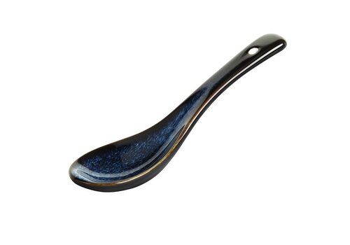  HorecaTraders Soeplepels Middernachtblauw | 142(l) x 25(b) mm | 12 Stuks 