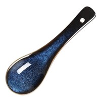 Cuillères à soupe bleu nuit | 142 (L) x 25 (l) mm | Lot de 12