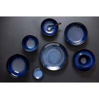 Cuillères à soupe bleu nuit | 142 (L) x 25 (l) mm | Lot de 12
