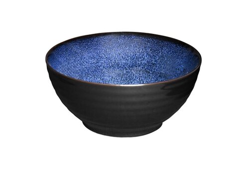  HorecaTraders Bowls with Foot | Midnight Blue | 158cl | 205(Ø)x95(H)mm | 4 Pieces 