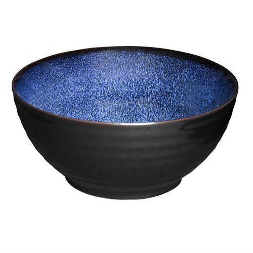  HorecaTraders Schalen mit Fuß | Mitternachtsblau | 158 cl | 205 (Ø) x 95 (H) mm | 4 Stück 