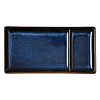 HorecaTraders Rechthoekige Dipschotels | Middernachtblauw | 2,2(h) x 10,5(b) x 20,4(l)cm | 6 Stuks