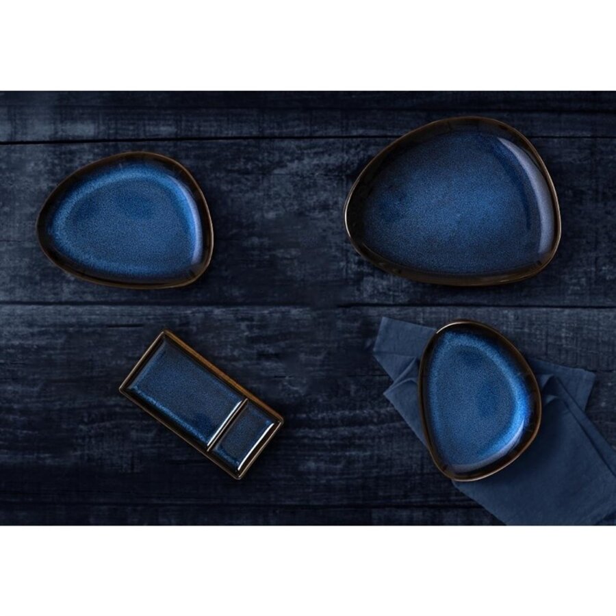 Rectangular Dip Dishes | Midnight Blue | 2.2(h) x 10.5(w) x 20.4(l)cm | 6 Pieces