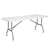 HorecaTraders Opvouwbare Tafel | Wit | 73,8(h) x 182,1(b) x 76(d)cm