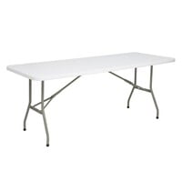 Folding Table | White | 73.8(h) x 182.1(w) x 76(d)cm