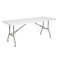 Klapptisch | Weiß | 73,8 (H) x 182,1 (B) x 76 (T) cm