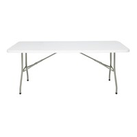 Klapptisch | Weiß | 73,8 (H) x 182,1 (B) x 76 (T) cm
