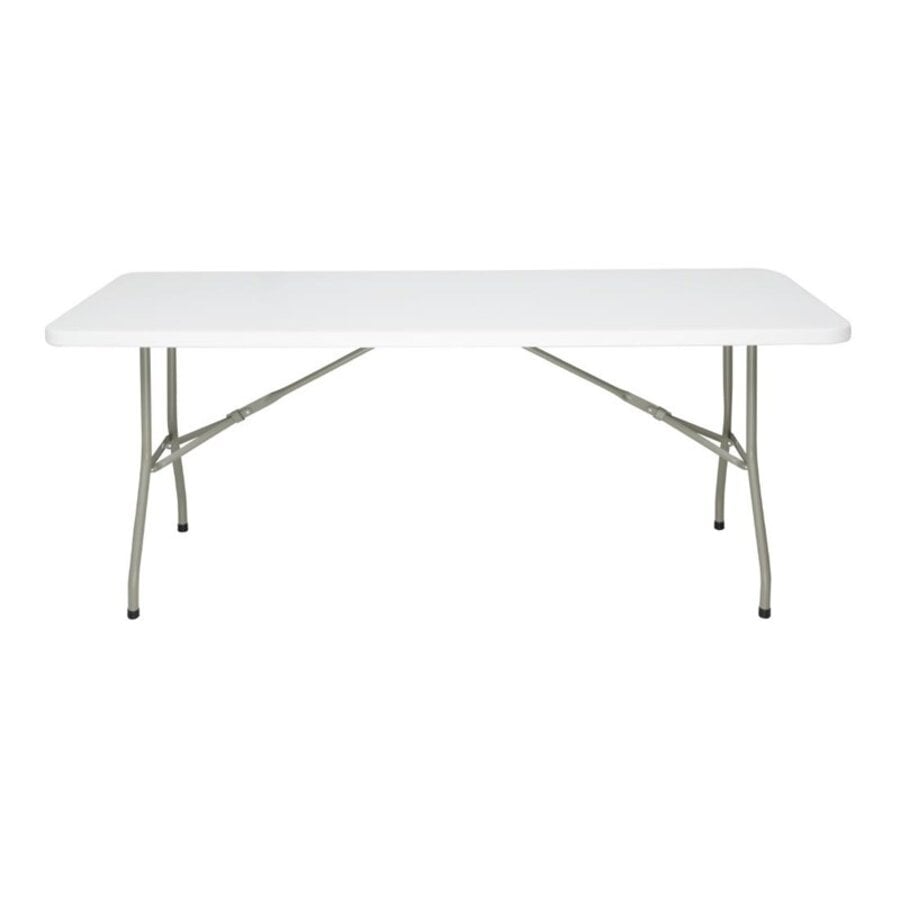 Opvouwbare Tafel | Wit | 73,8(h) x 182,1(b) x 76(d)cm