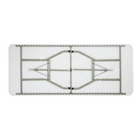 Klapptisch | Weiß | 73,8 (H) x 182,1 (B) x 76 (T) cm