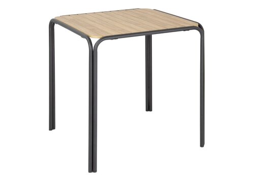  HorecaTraders Table carrée | Polywood | 700 (L) x 700 (l) x 730 (H) mm 