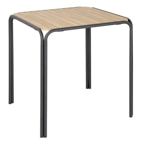  HorecaTraders Quadratischer Tisch | Polywood | 700 (L) x 700 (B) x 730 (H) mm 