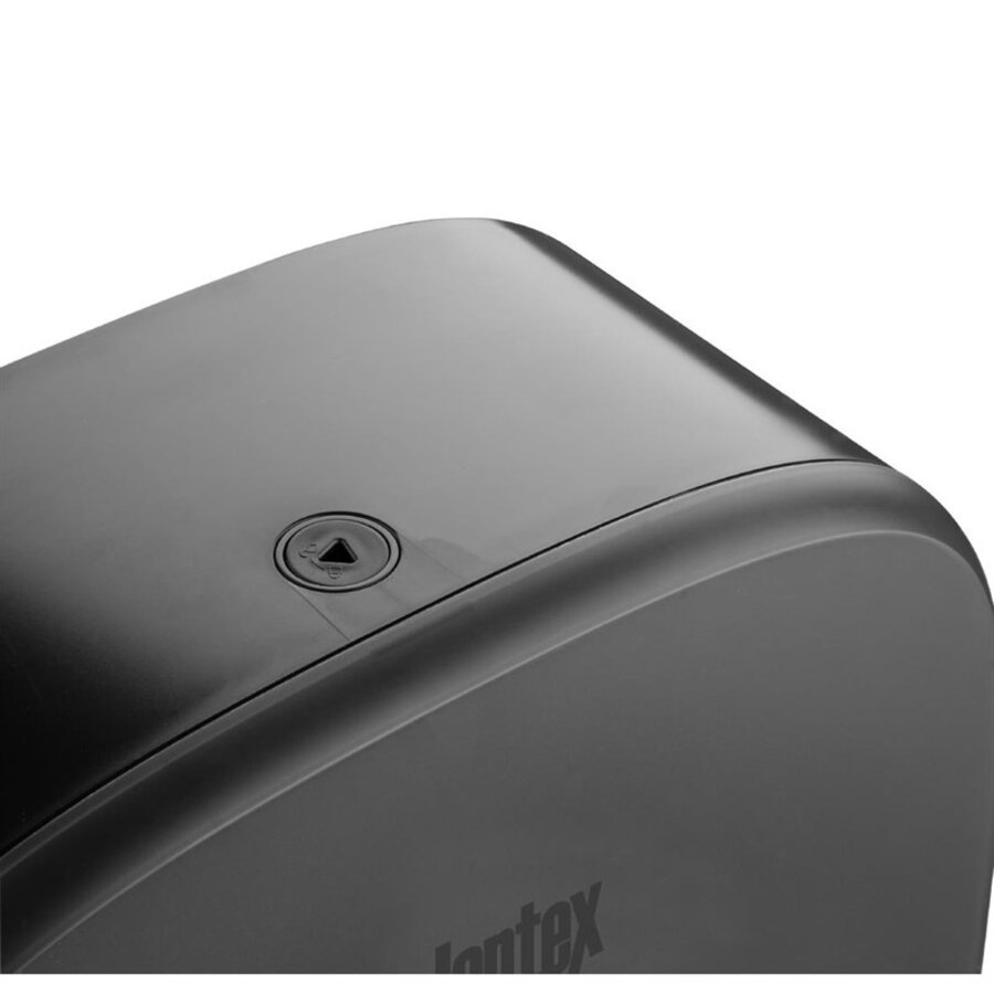 Distributeur de papier toilette | Noir | Fixation murale | 29,5 (h) x 29,2 (l) x 12,4 (p) cm