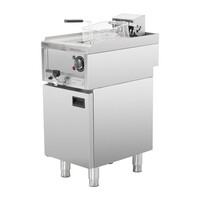 Elektrische Fritteuse 8 Liter | 400 V | 60 °C bis +190 °C | 85 (H) x 40 (B) x 60 (T) cm