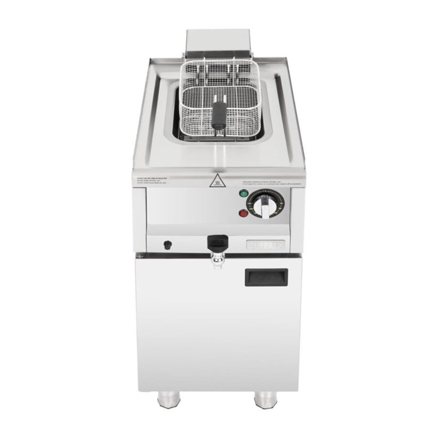 Friteuse électrique 8 litres | 400 V | 60 °C à +190 °C | 85 (H) x 40 (L) x 60 (P) cm