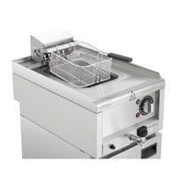 Elektrische Friteuse 8 Liter | 400V | 60°C tot +190°C | 85(h) x 40(b) x 60(d)cm