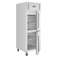 Réfrigérateur Gastronorm | 600 litres | 1 porte | -2 °C à +8 °C | 209 (H) x 68 (L) x 87,5 (P) cm