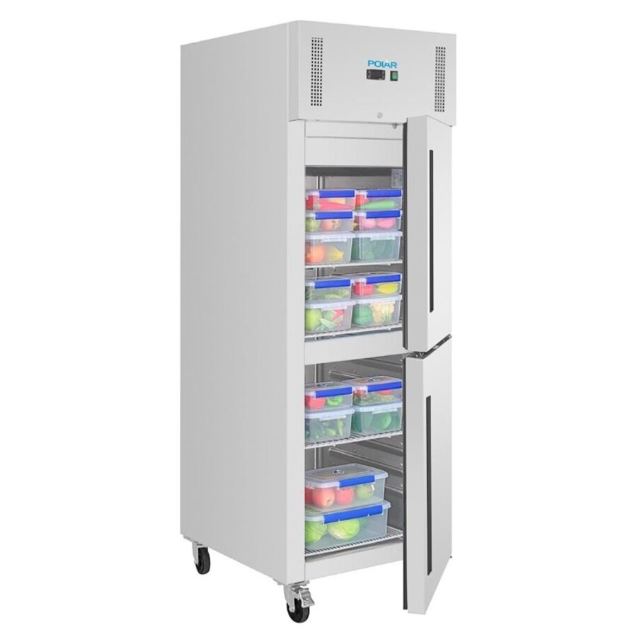 Réfrigérateur Gastronorm | 600 litres | 1 porte | -2 °C à +8 °C | 209 (H) x 68 (L) x 87,5 (P) cm
