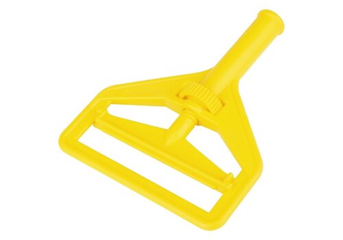  HorecaTraders Mop clamp Yellow | Connect System | 4.3(h) x 23(w) x 18.3(l)cm 